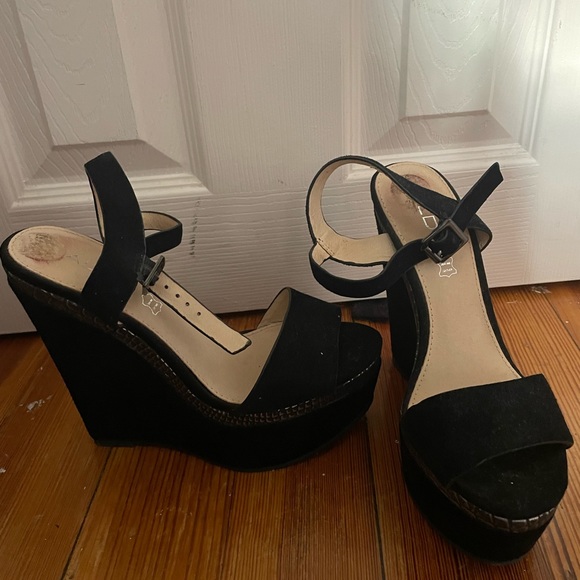 Aldo suede and Leather platform shoes - Picture 2 of 4